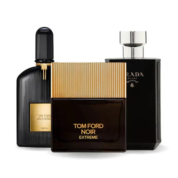 Set mit 3 Düften: BLACK ORCHID, NOIR EXTREME und PRADA INTENSE – je 100 ml